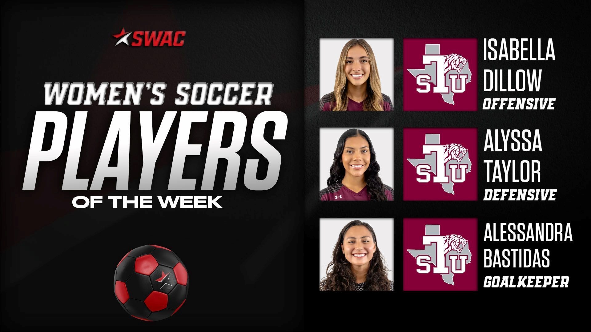 SWAC Soccer Weekly Honors: Oct. 15