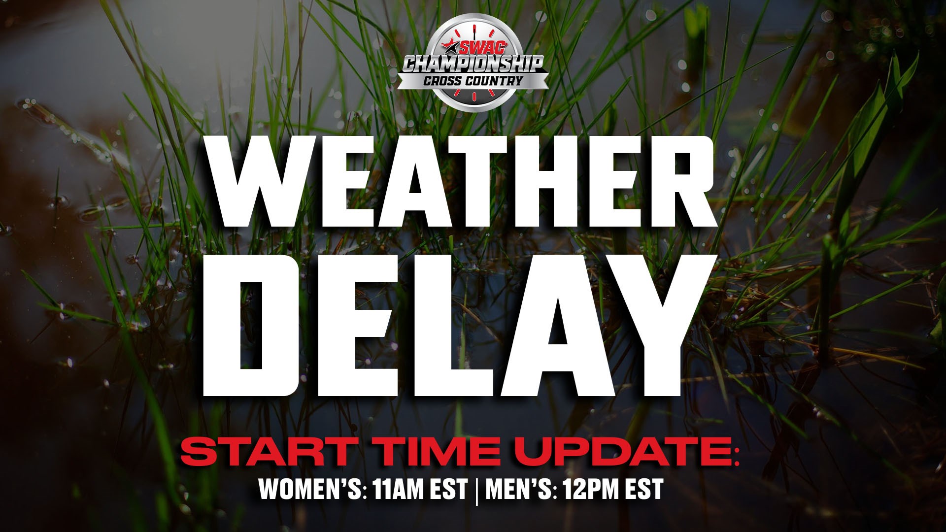 SWAC Announces Revised Start Times for Cross Country Championships
