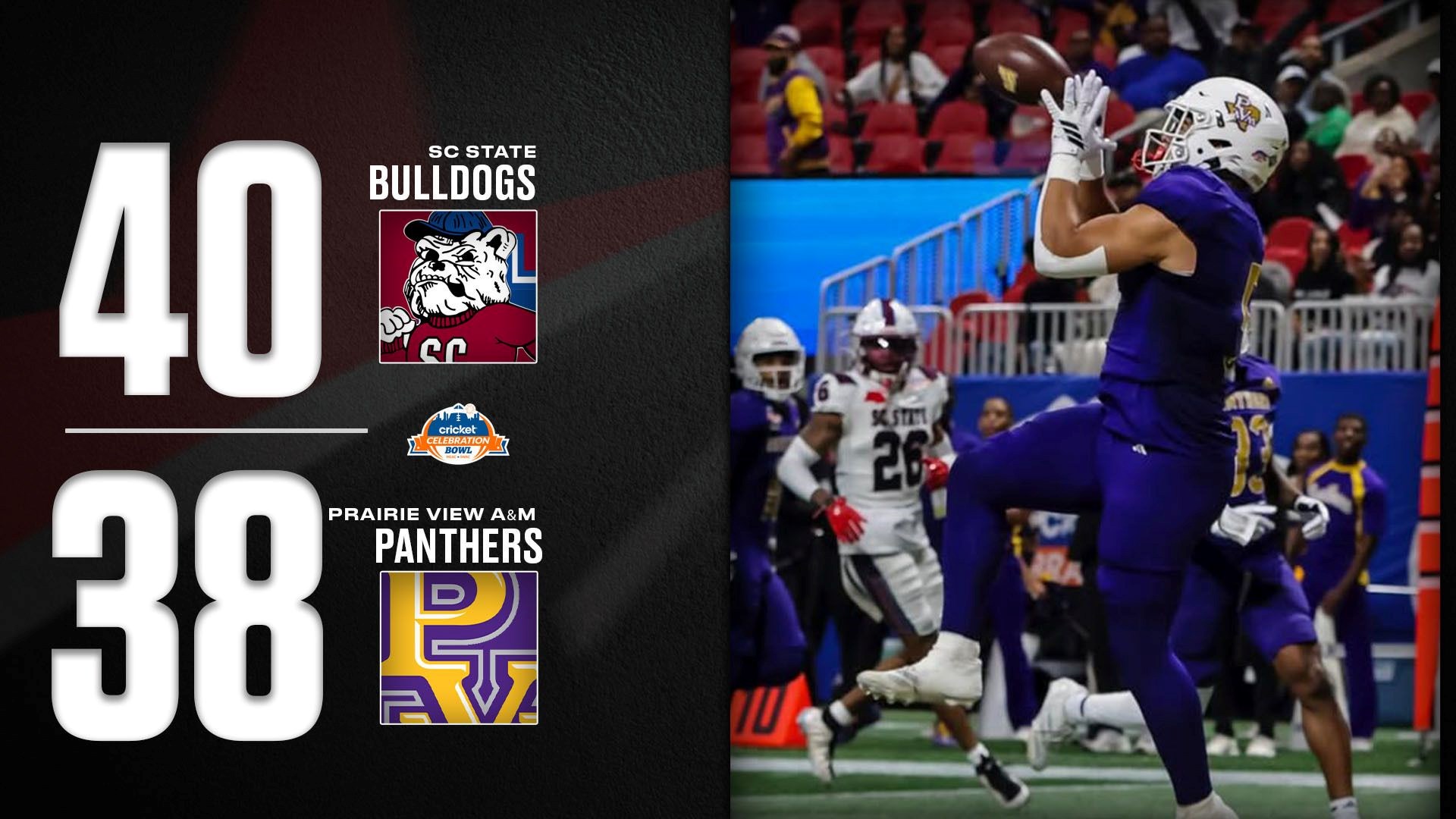 Prairie View A&M Falls to South Carolina State 40-38 In Four Overtimes