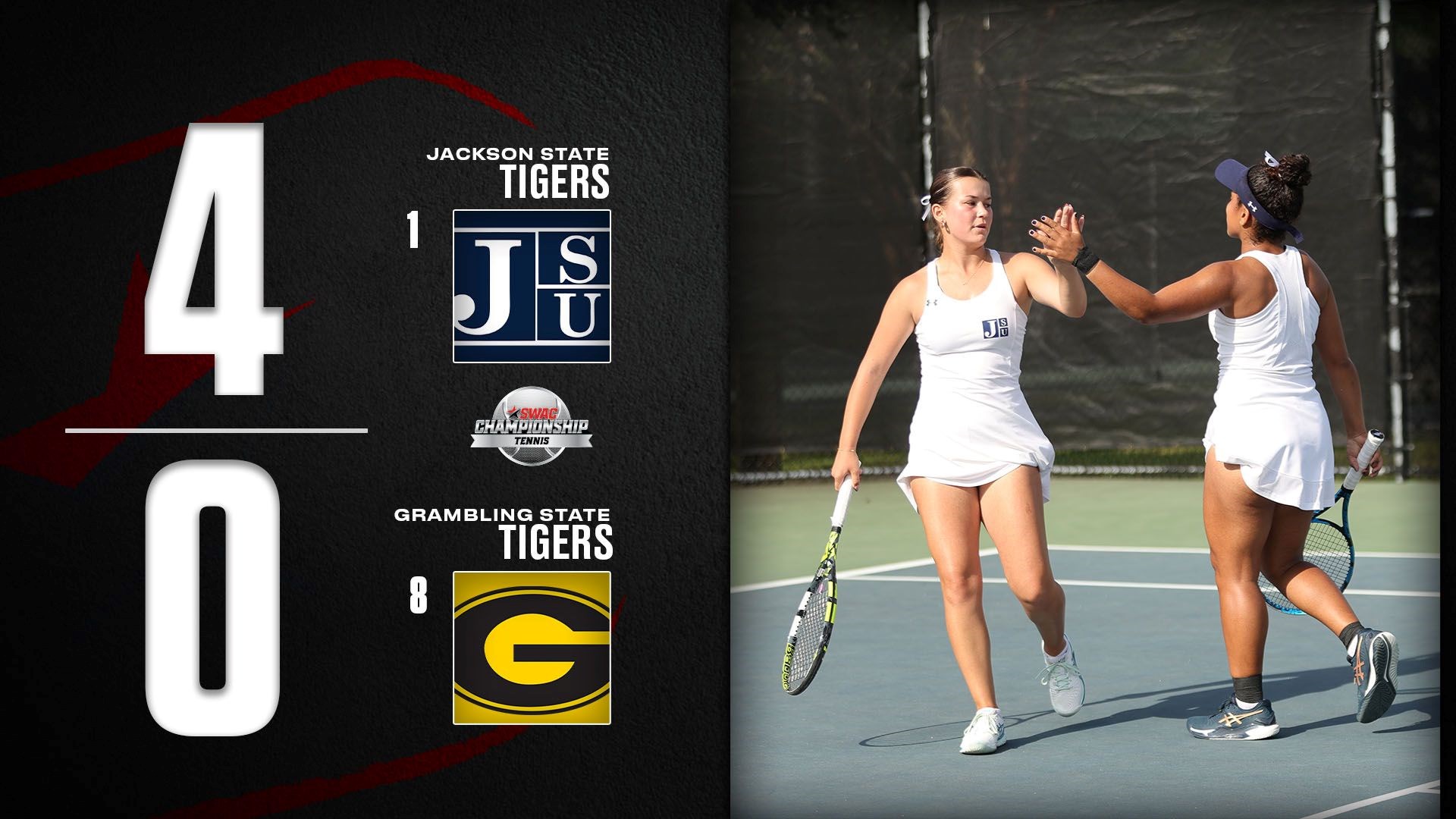 SWAC Women's Tennis Tournament: JSU 4, GSU 0