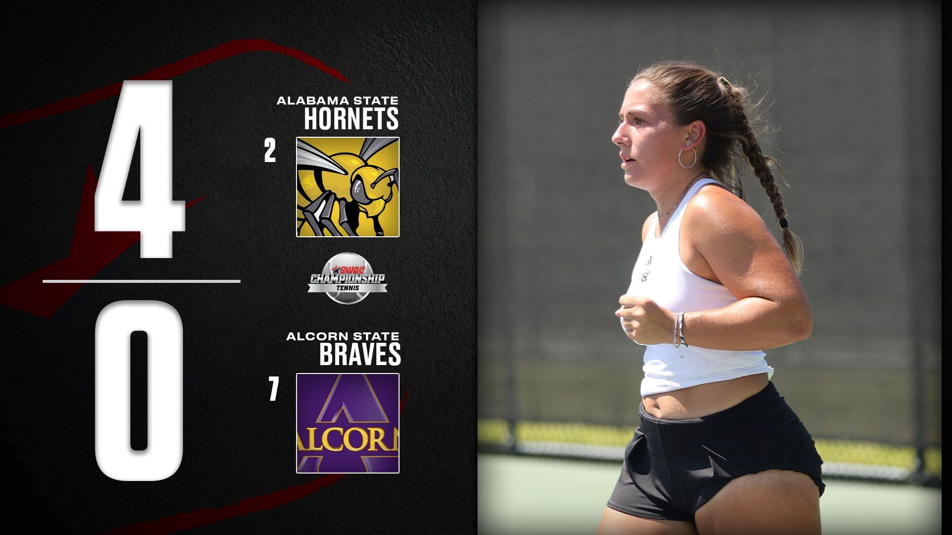 SWAC Women's Tennis Tournament: ASU 4, ALCN 0