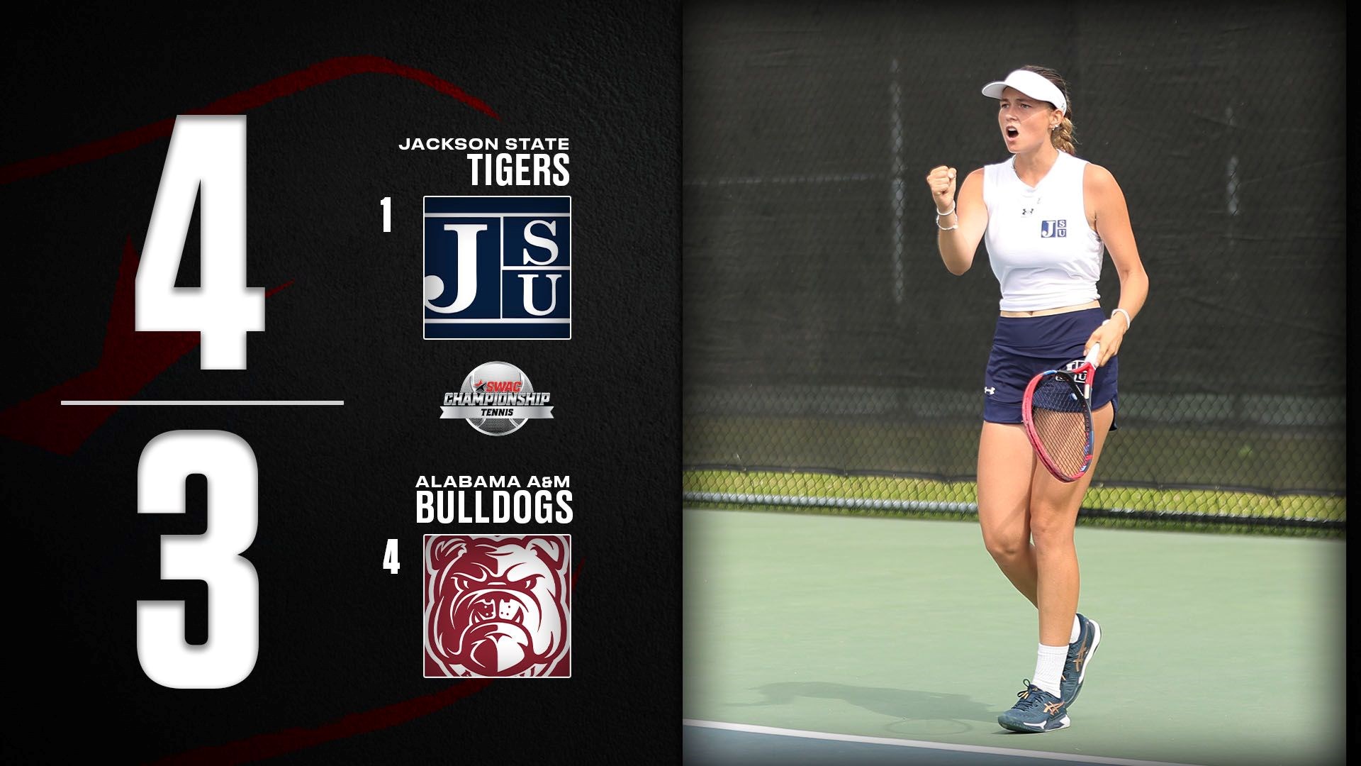 SWAC Women's Tennis Tournament: JSU 4, AAMU 3