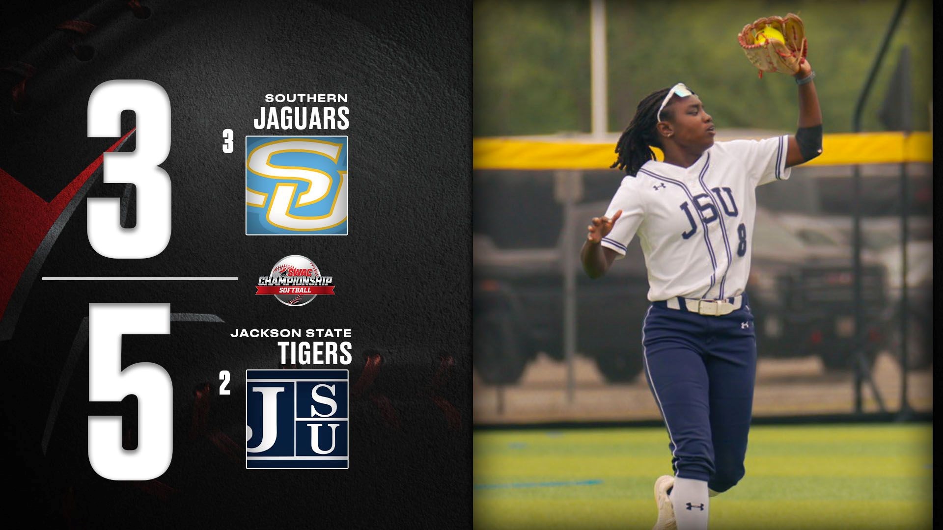 SWAC Softball Final Score: Jackson State 5, Southern 3