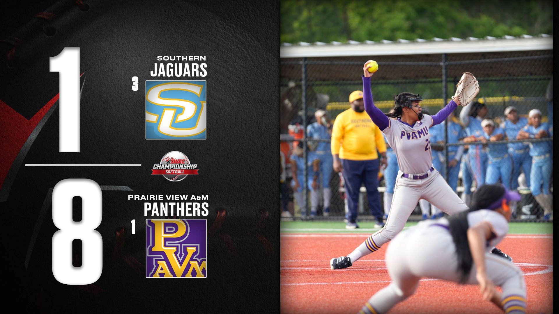 SWAC Softball Final Score: Prairie View A&M 8, Southern 1