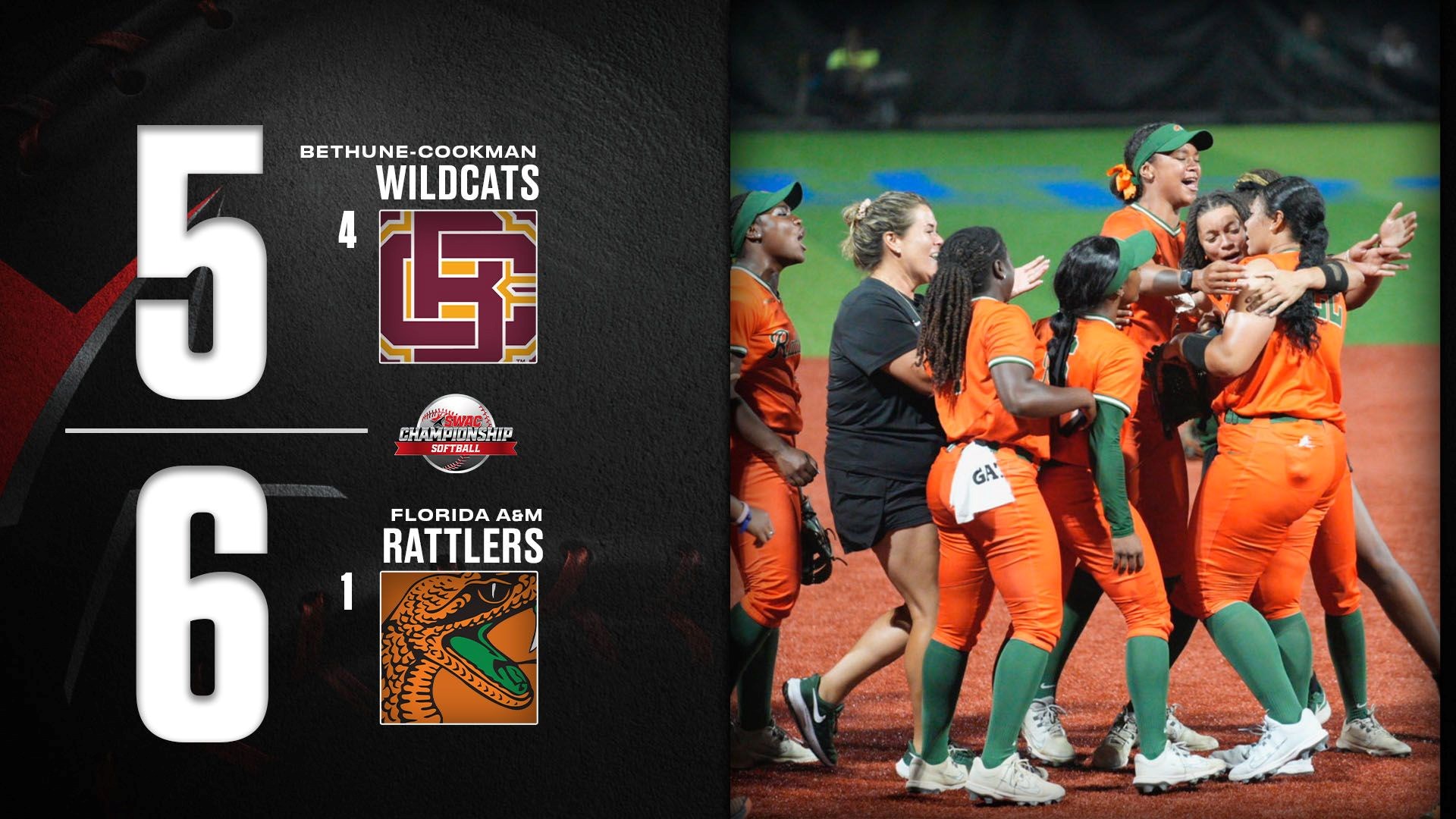 SWAC Softball Final Score: Florida A&M 6, Bethune-Cookman 5